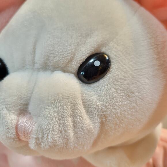 Plush White Pink Bunny Rabbit 16” Soft Toy Stuffed Animal Washable Gulliver - Picture 16 of 16